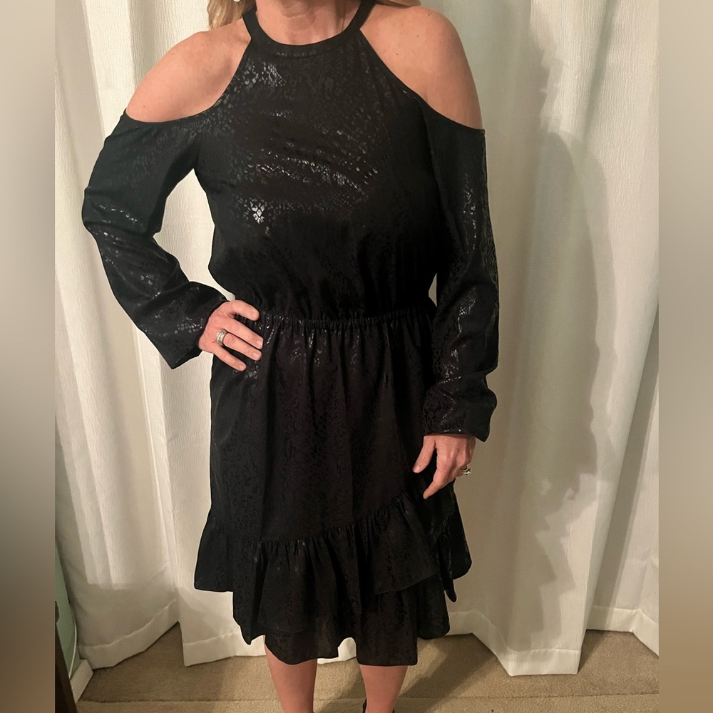 NEW Michael Kors Shiny Snake-skin Style Dress! Size XS